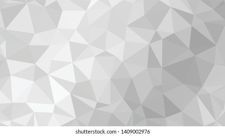 White Polygonal Mosaic Background, Low Poly Style, Vector illustration, Business Design Templates