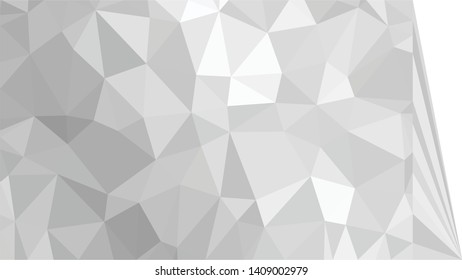 White Polygonal Mosaic Background, Low Poly Style, Vector illustration, Business Design Templates