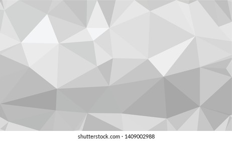 White Polygonal Mosaic Background, Low Poly Style, Vector illustration, Business Design Templates