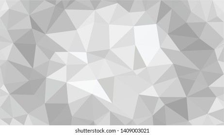 White Polygonal Mosaic Background, Low Poly Style, Vector illustration, Business Design Templates