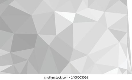 White Polygonal Mosaic Background, Low Poly Style, Vector illustration, Business Design Templates