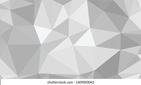 White Polygonal Mosaic Background, Low Poly Style, Vector illustration, Business Design Templates