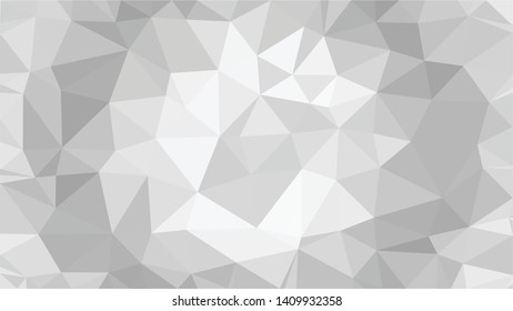 White Polygonal Mosaic Background, Low Poly Style, Vector illustration, Business Design Templates