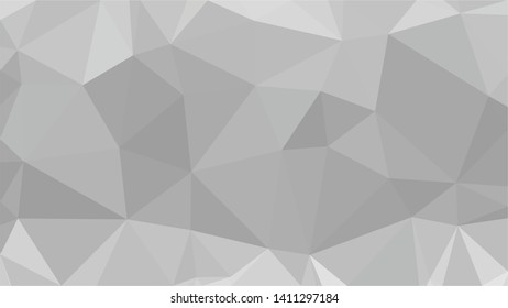 White Polygonal Mosaic Background, Low Poly Style, Vector illustration, Business Design Templates