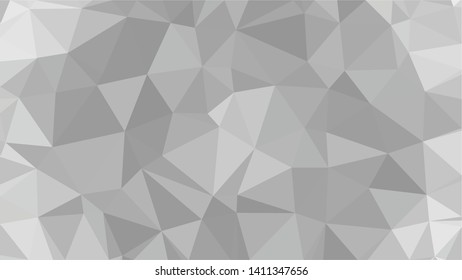 White Polygonal Mosaic Background, Low Poly Style, Vector illustration, Business Design Templates