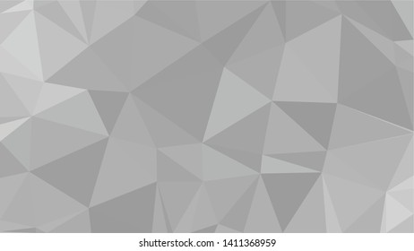 White Polygonal Mosaic Background, Low Poly Style, Vector illustration, Business Design Templates