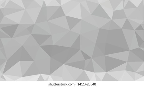 White Polygonal Mosaic Background, Low Poly Style, Vector illustration, Business Design Templates