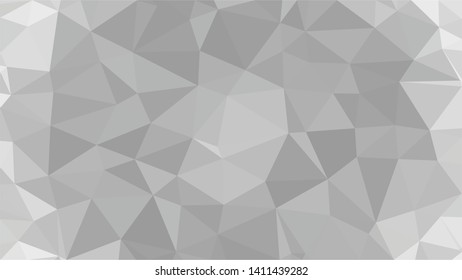 White Polygonal Mosaic Background, Low Poly Style, Vector illustration, Business Design Templates