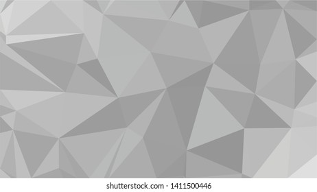 White Polygonal Mosaic Background, Low Poly Style, Vector illustration, Business Design Templates
