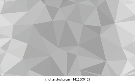 White Polygonal Mosaic Background, Low Poly Style, Vector illustration, Business Design Templates