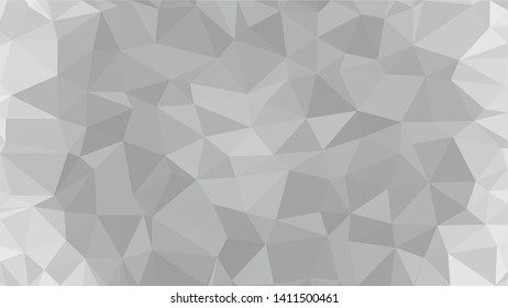 White Polygonal Mosaic Background, Low Poly Style, Vector illustration, Business Design Templates