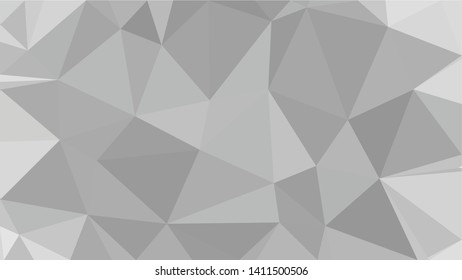 White Polygonal Mosaic Background, Low Poly Style, Vector illustration, Business Design Templates