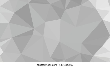 White Polygonal Mosaic Background, Low Poly Style, Vector illustration, Business Design Templates
