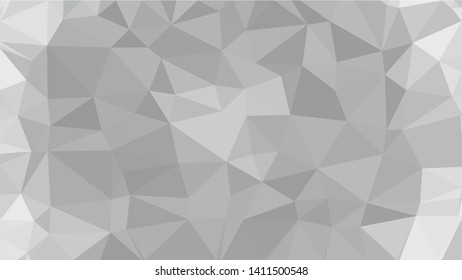 White Polygonal Mosaic Background, Low Poly Style, Vector illustration, Business Design Templates