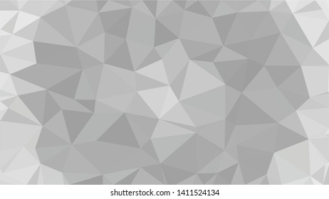 White Polygonal Mosaic Background, Low Poly Style, Vector illustration, Business Design Templates