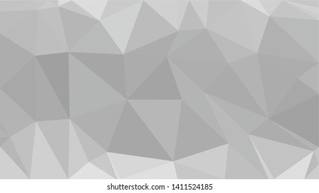 White Polygonal Mosaic Background, Low Poly Style, Vector illustration, Business Design Templates