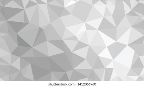 White Polygonal Mosaic Background, Low Poly Style, Vector illustration, Business Design Templates