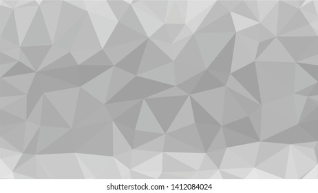 White Polygonal Mosaic Background, Low Poly Style, Vector illustration, Business Design Templates