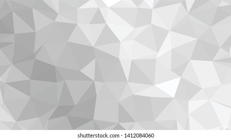 White Polygonal Mosaic Background, Low Poly Style, Vector illustration, Business Design Templates