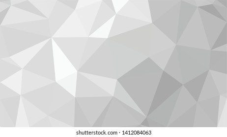 White Polygonal Mosaic Background, Low Poly Style, Vector illustration, Business Design Templates