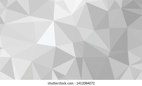 White Polygonal Mosaic Background, Low Poly Style, Vector illustration, Business Design Templates