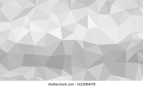 White Polygonal Mosaic Background, Low Poly Style, Vector illustration, Business Design Templates
