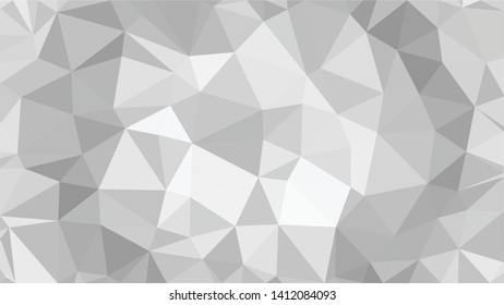 White Polygonal Mosaic Background, Low Poly Style, Vector illustration, Business Design Templates