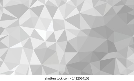 White Polygonal Mosaic Background, Low Poly Style, Vector illustration, Business Design Templates