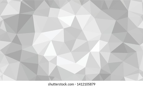 White Polygonal Mosaic Background, Low Poly Style, Vector illustration, Business Design Templates