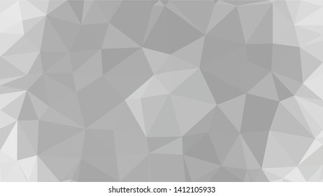 White Polygonal Mosaic Background, Low Poly Style, Vector illustration, Business Design Templates