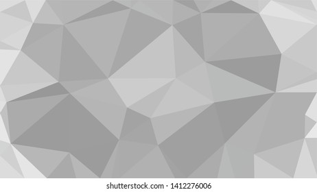 White Polygonal Mosaic Background, Low Poly Style, Vector illustration, Business Design Templates