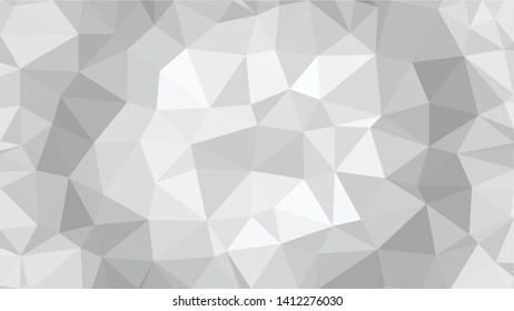 White Polygonal Mosaic Background, Low Poly Style, Vector illustration, Business Design Templates