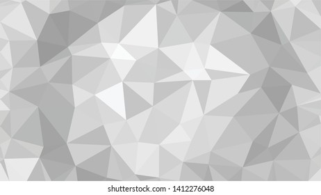 White Polygonal Mosaic Background, Low Poly Style, Vector illustration, Business Design Templates