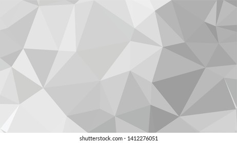 White Polygonal Mosaic Background, Low Poly Style, Vector illustration, Business Design Templates