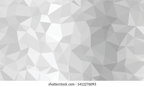 White Polygonal Mosaic Background, Low Poly Style, Vector illustration, Business Design Templates