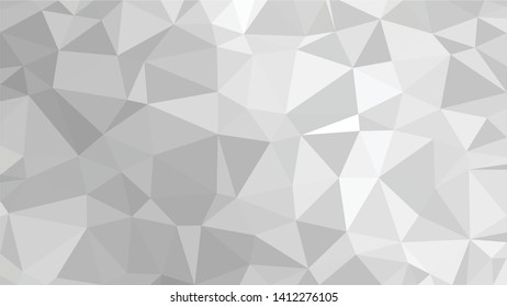White Polygonal Mosaic Background, Low Poly Style, Vector illustration, Business Design Templates