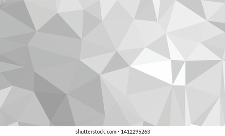 White Polygonal Mosaic Background, Low Poly Style, Vector illustration, Business Design Templates