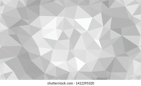 White Polygonal Mosaic Background, Low Poly Style, Vector illustration, Business Design Templates
