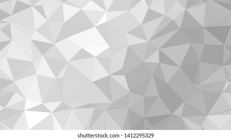 White Polygonal Mosaic Background, Low Poly Style, Vector illustration, Business Design Templates