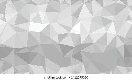 White Polygonal Mosaic Background, Low Poly Style, Vector illustration, Business Design Templates