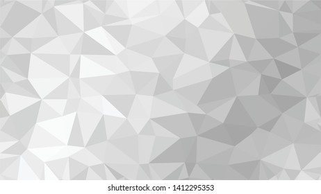 White Polygonal Mosaic Background, Low Poly Style, Vector illustration, Business Design Templates