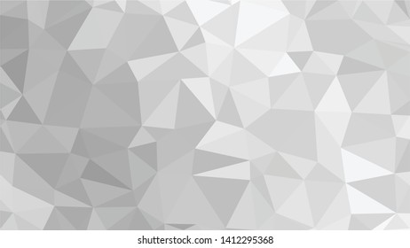 White Polygonal Mosaic Background, Low Poly Style, Vector illustration, Business Design Templates