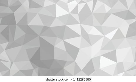 White Polygonal Mosaic Background, Low Poly Style, Vector illustration, Business Design Templates