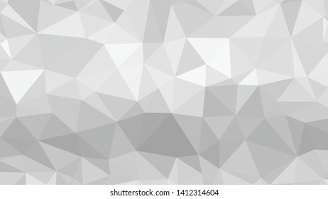 White Polygonal Mosaic Background, Low Poly Style, Vector illustration, Business Design Templates