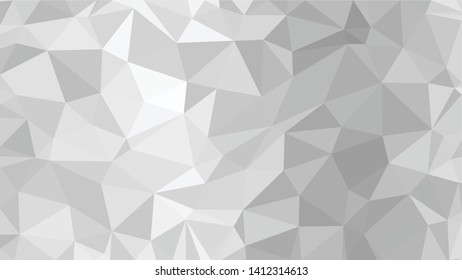 White Polygonal Mosaic Background, Low Poly Style, Vector illustration, Business Design Templates