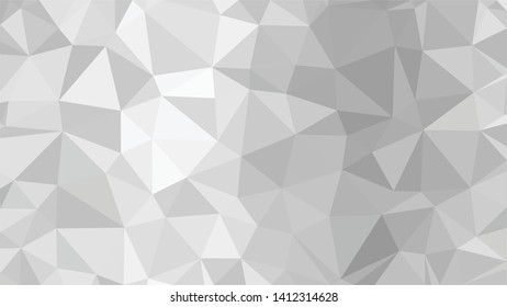 White Polygonal Mosaic Background, Low Poly Style, Vector illustration, Business Design Templates