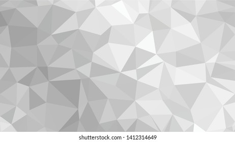 White Polygonal Mosaic Background, Low Poly Style, Vector illustration, Business Design Templates