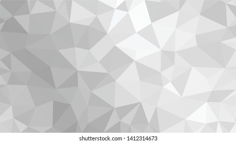 White Polygonal Mosaic Background, Low Poly Style, Vector illustration, Business Design Templates