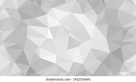 White Polygonal Mosaic Background, Low Poly Style, Vector illustration, Business Design Templates