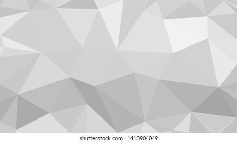 White Polygonal Mosaic Background, Low Poly Style, Vector illustration, Business Design Templates
